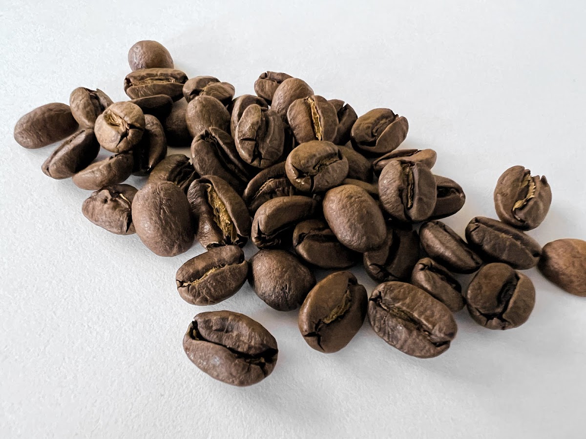 Coffee beans at Kauai Roastery